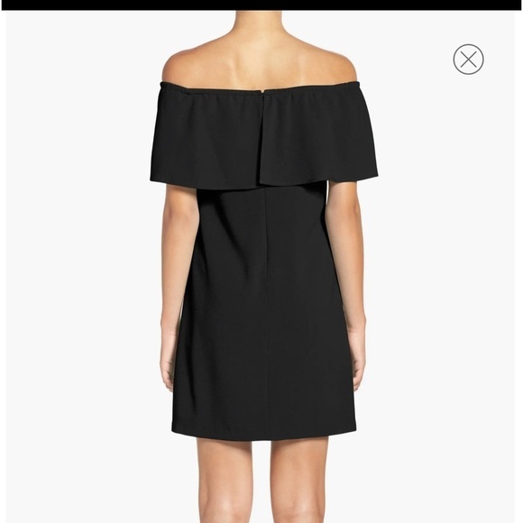 Charles Henry Black Off the Shoulder Flowy Ruffle Mini Dress, Women’s Size XS - Picture 7 of 13